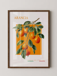 Orangen Zweig Aquarellstil