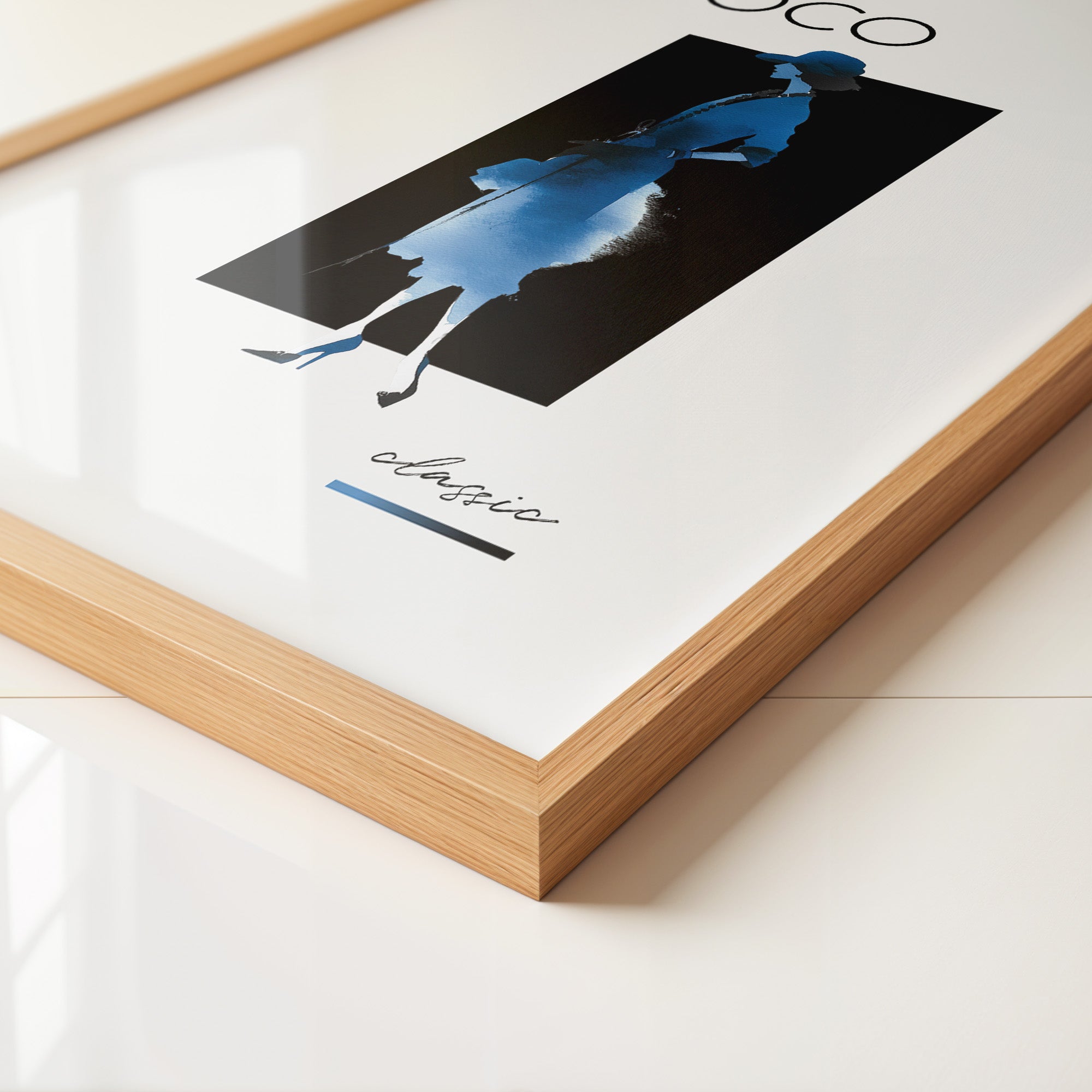 Coco Silhouette Blau