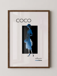 Coco Silhouette Blau