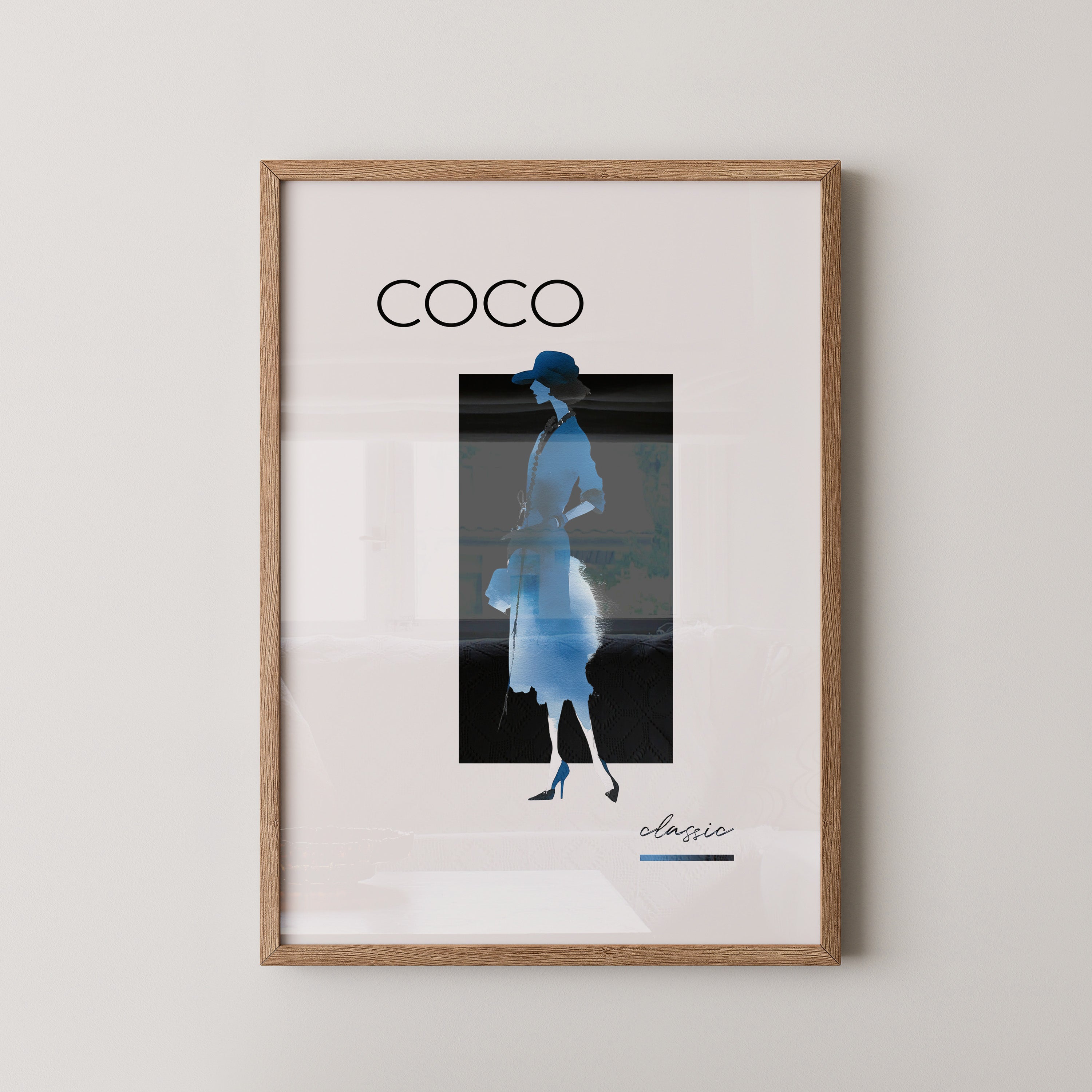 Coco Silhouette Blau