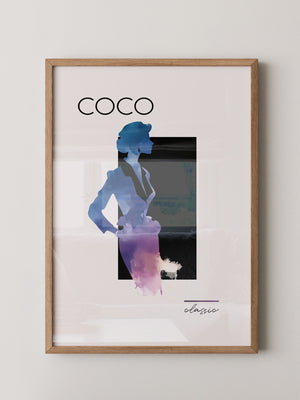 Coco Silhouette Aquarellfarben