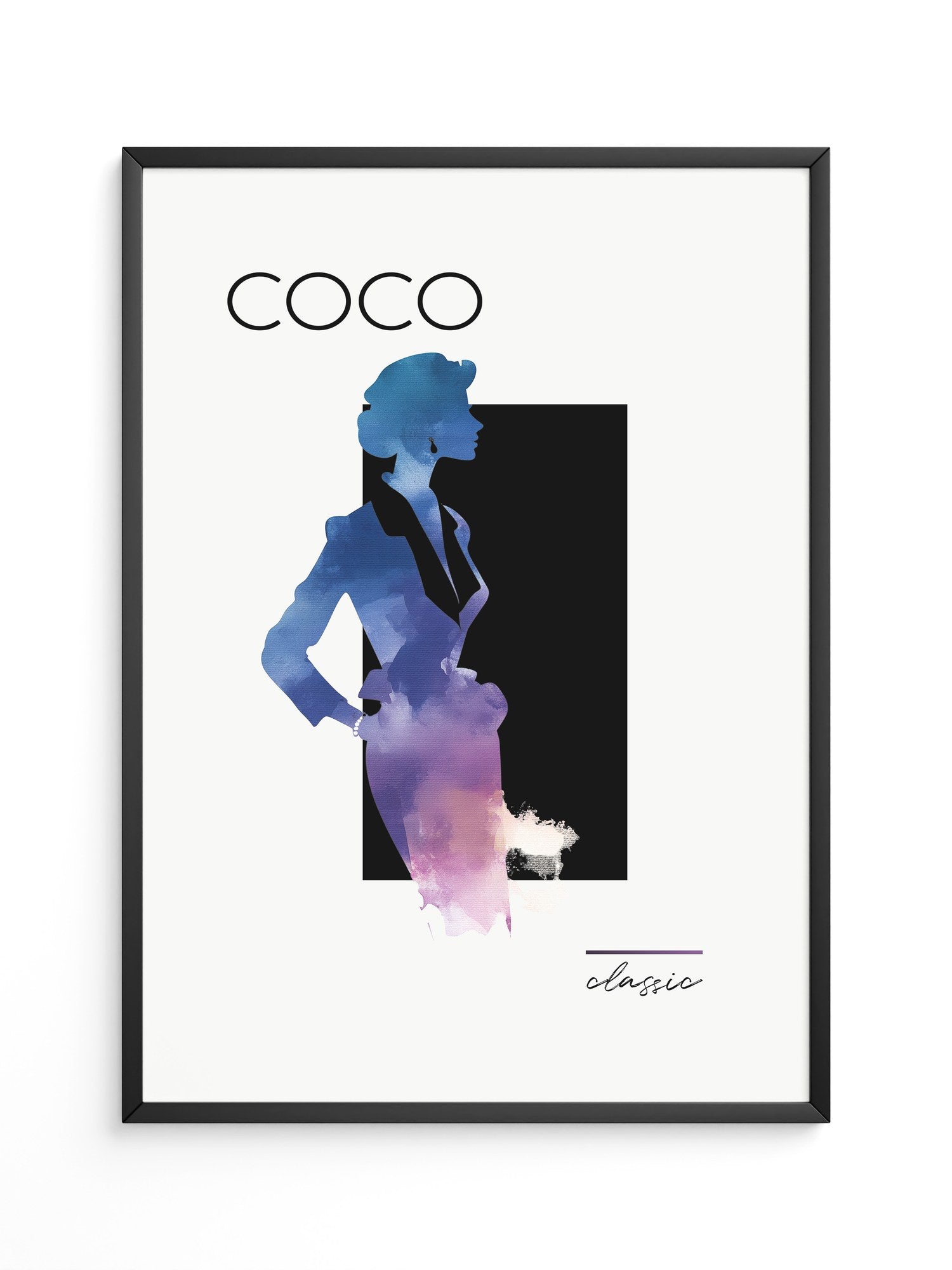 Coco Silhouette Aquarellfarben
