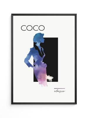 Coco Silhouette Aquarellfarben