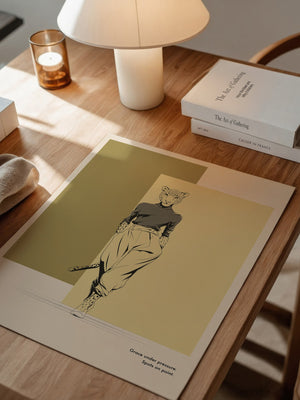 Gepardenmensch Geometrisch Chic