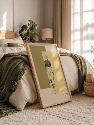 Gepardenmensch Geometrisch Chic