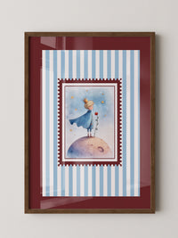 Kleiner Prinz Aquarell Traumwelt