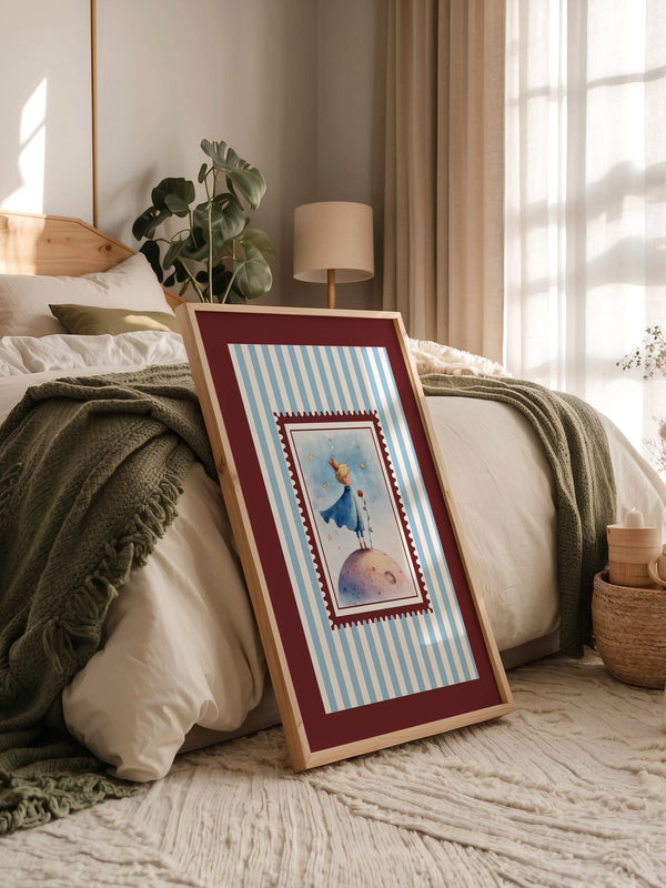 Kleiner Prinz Aquarell Traumwelt