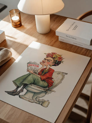 Revolution Magazin Karikatur Blumen