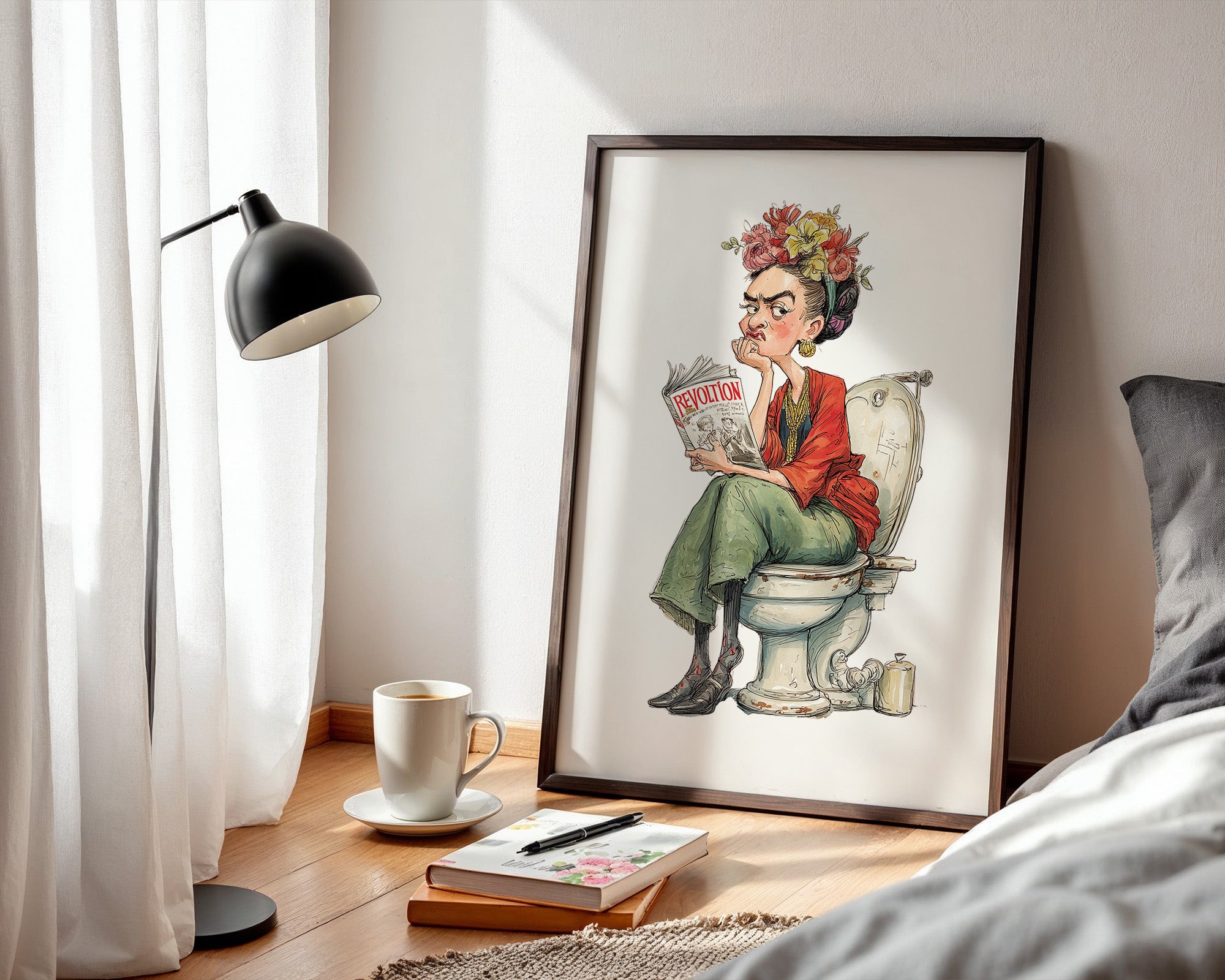 Revolution Magazin Karikatur Blumen