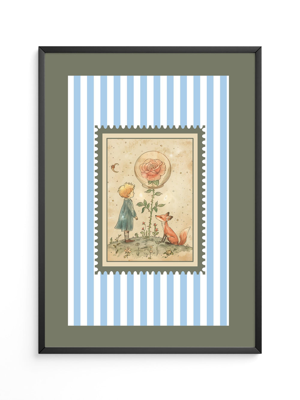Kleiner Prinz Illustration Vintage