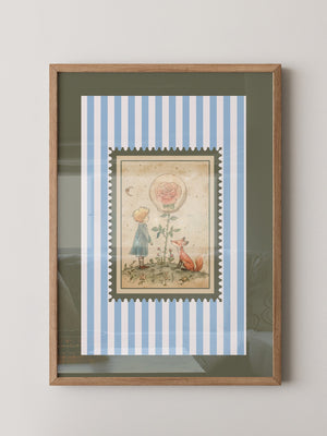Kleiner Prinz Illustration Vintage