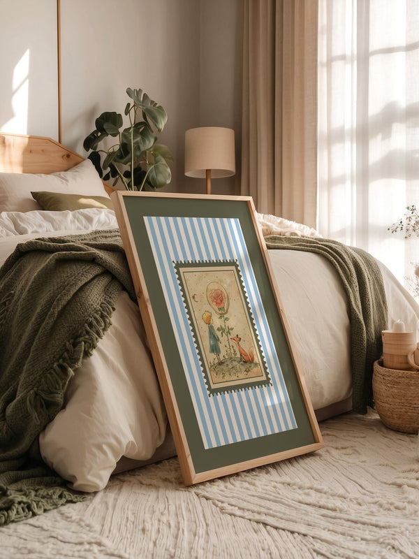 Kleiner Prinz Illustration Vintage