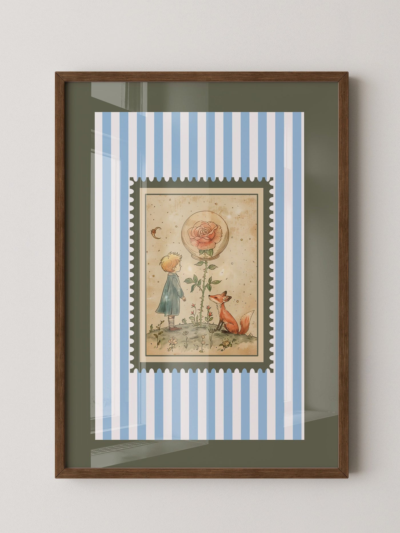 Kleiner Prinz Illustration Vintage