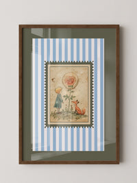 Kleiner Prinz Illustration Vintage