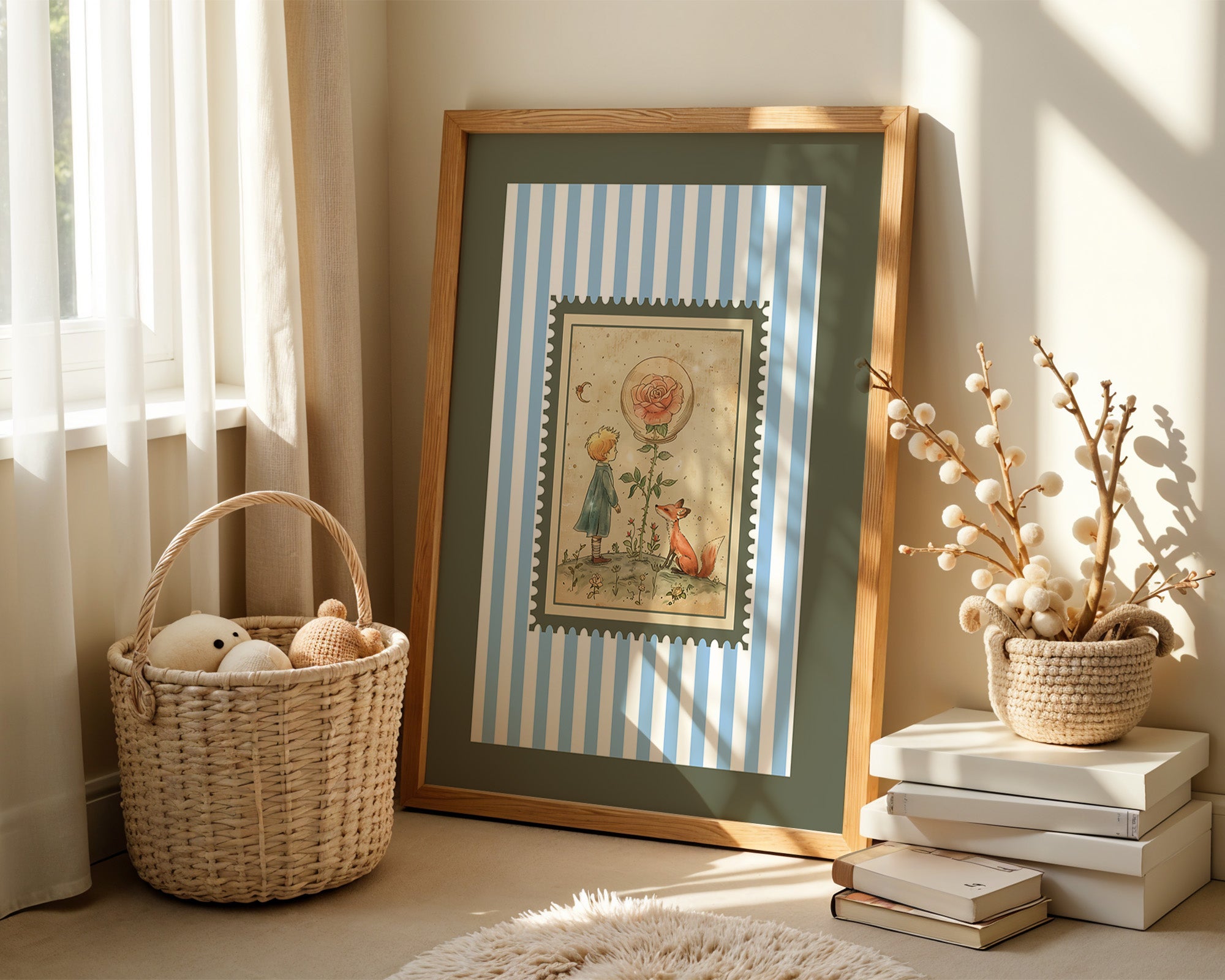 Kleiner Prinz Illustration Vintage