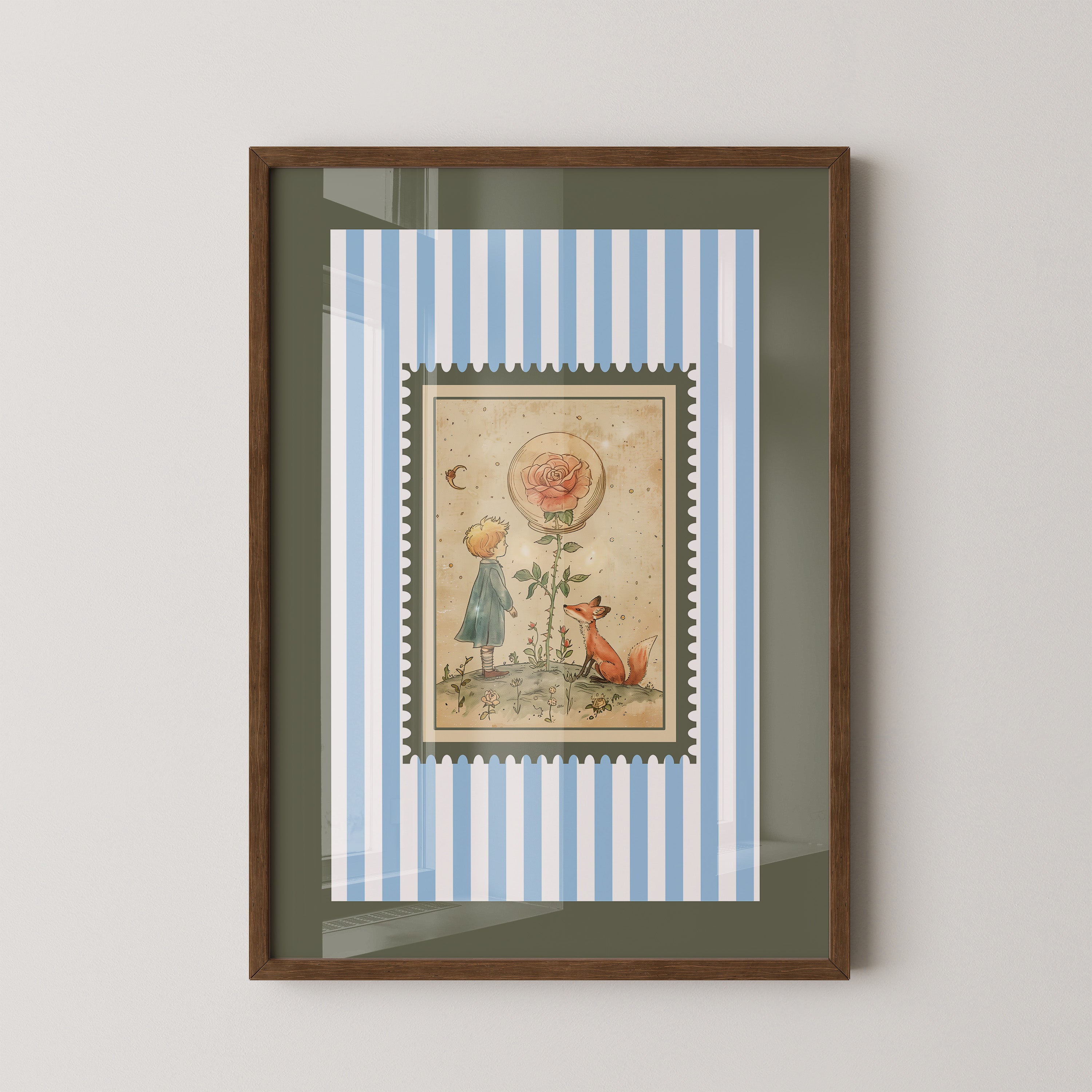 Kleiner Prinz Illustration Vintage