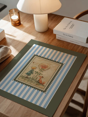 Kleiner Prinz Illustration Vintage