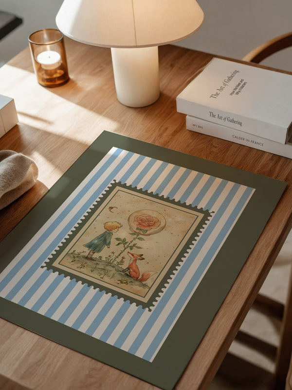 Kleiner Prinz Illustration Vintage