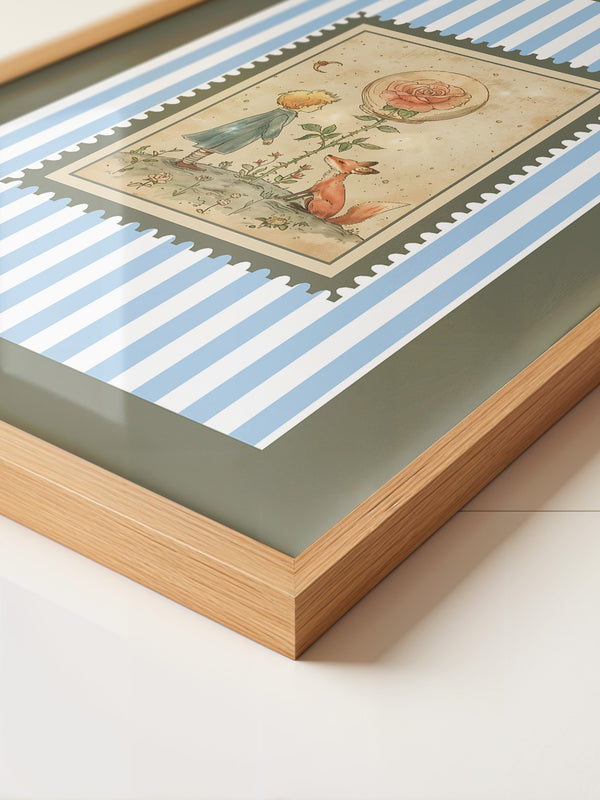 Kleiner Prinz Illustration Vintage