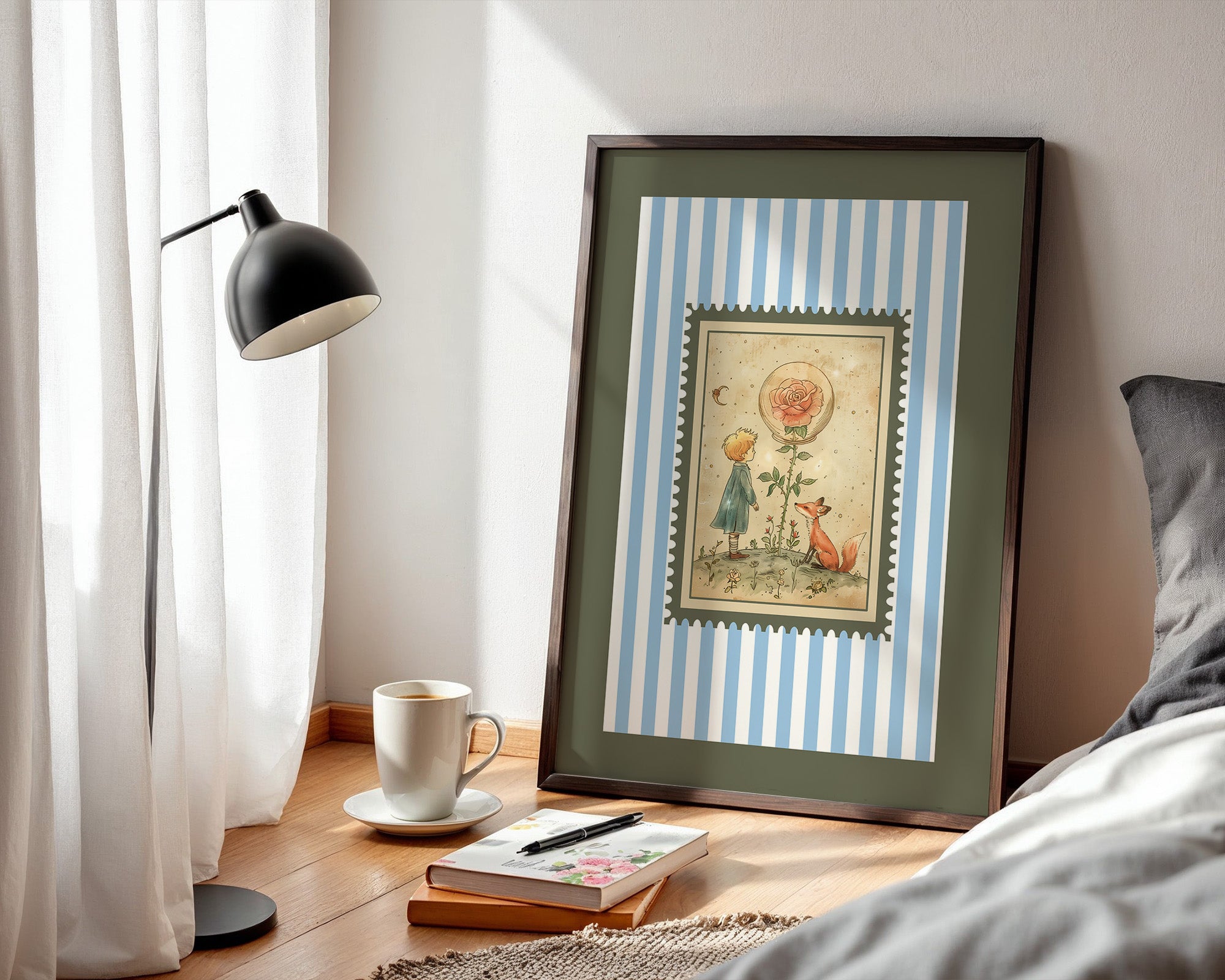 Kleiner Prinz Illustration Vintage