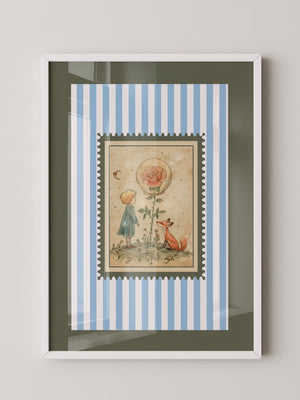 Kleiner Prinz Illustration Vintage