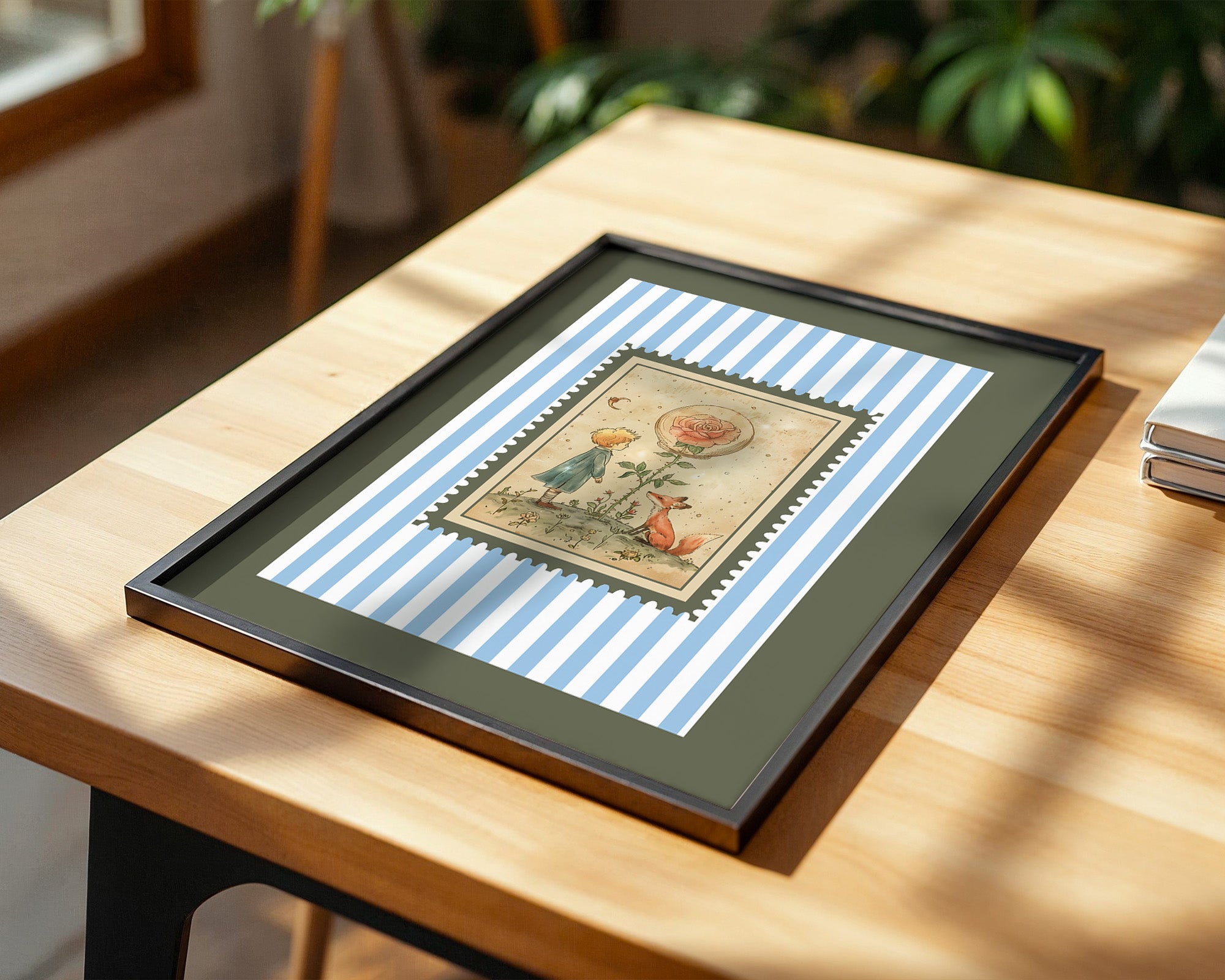 Kleiner Prinz Illustration Vintage