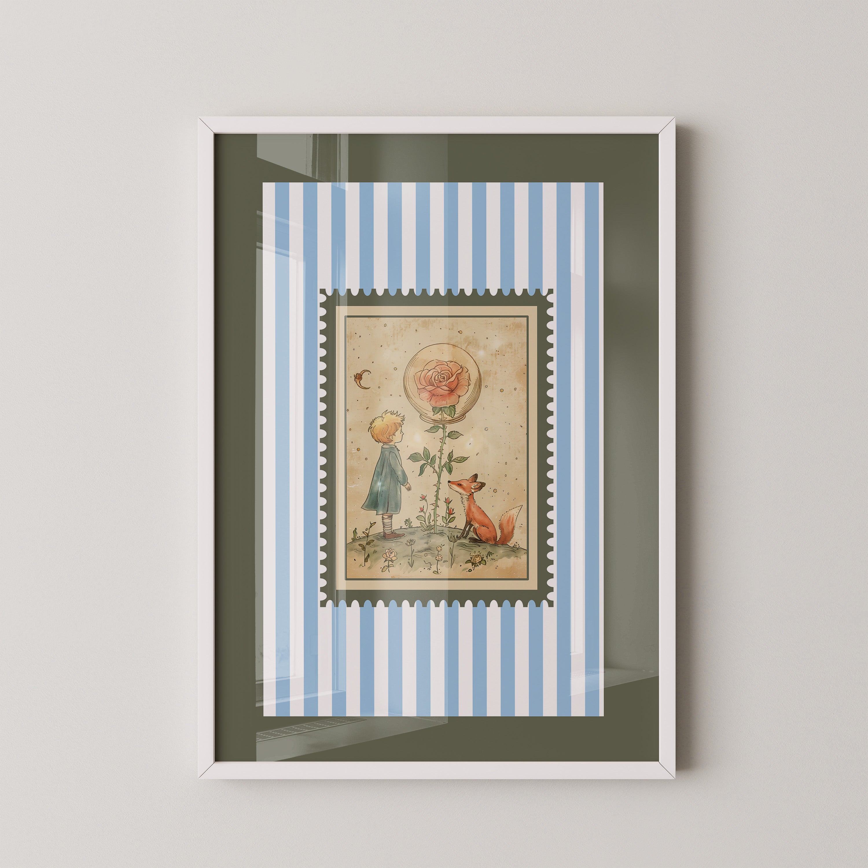 Kleiner Prinz Illustration Vintage