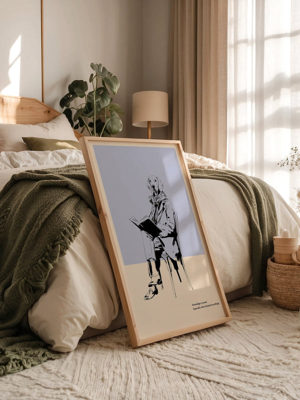 Hund liest Buch lässig Vintage