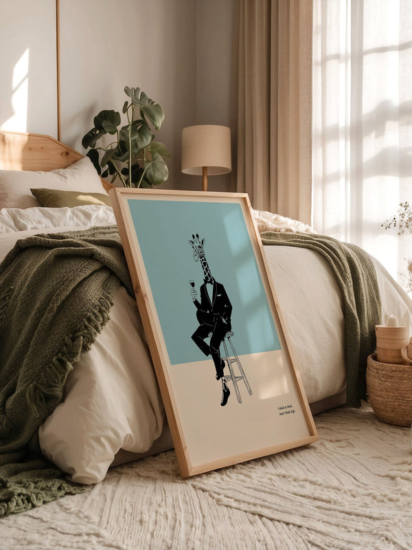 Giraffe Anzug Minimalistisch