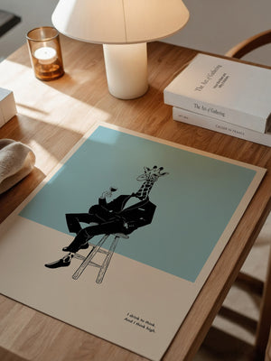 Giraffe Anzug Minimalistisch