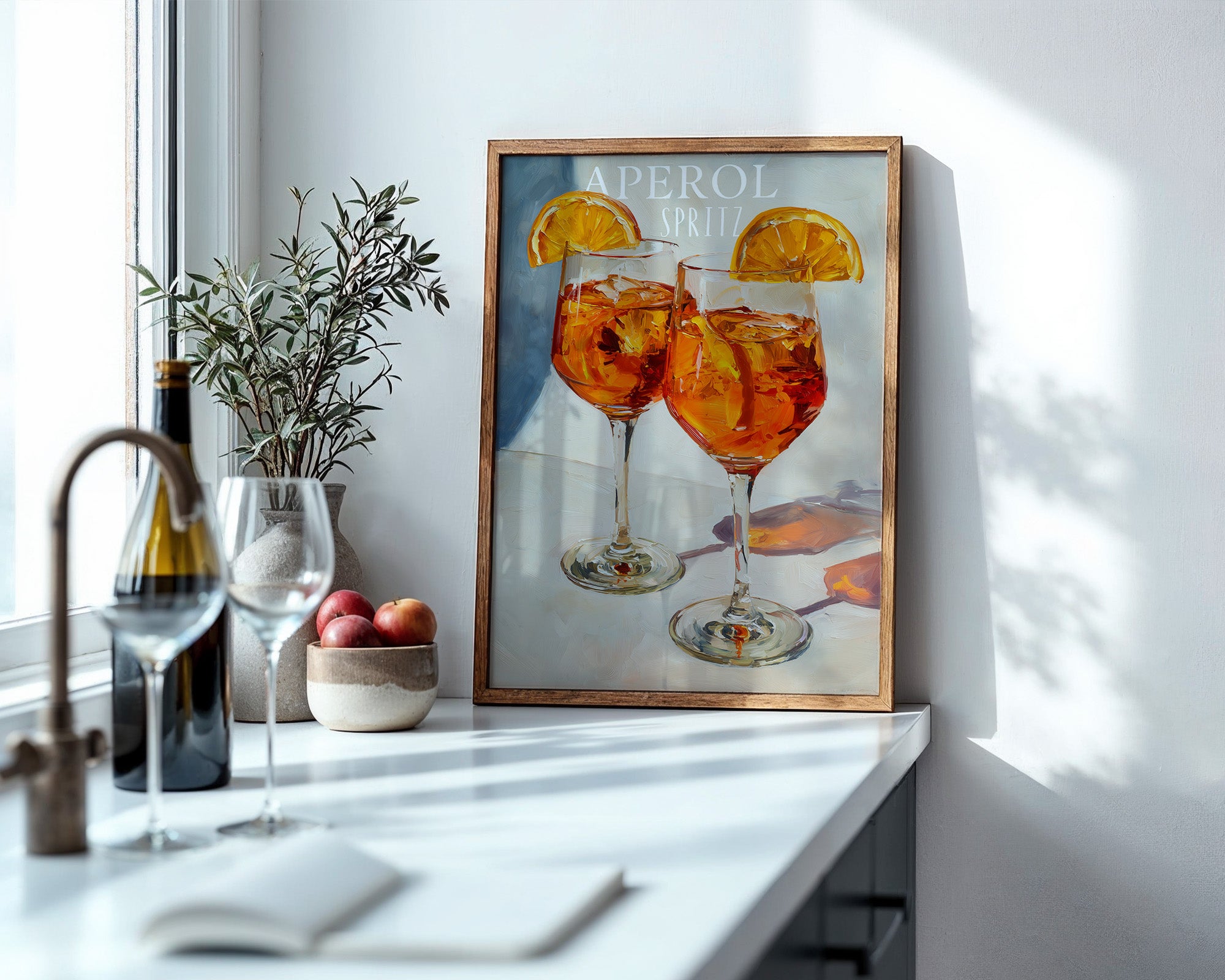 Aperol Spritz Ölmalerei