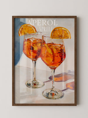 Aperol Spritz Ölmalerei