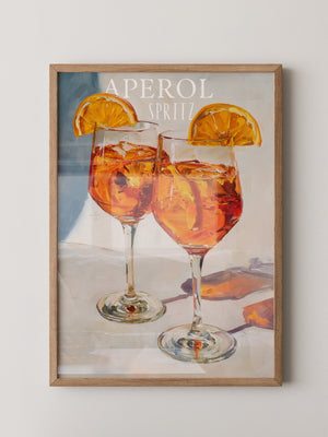 Aperol Spritz Ölmalerei
