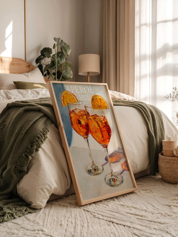 Aperol Spritz Ölmalerei