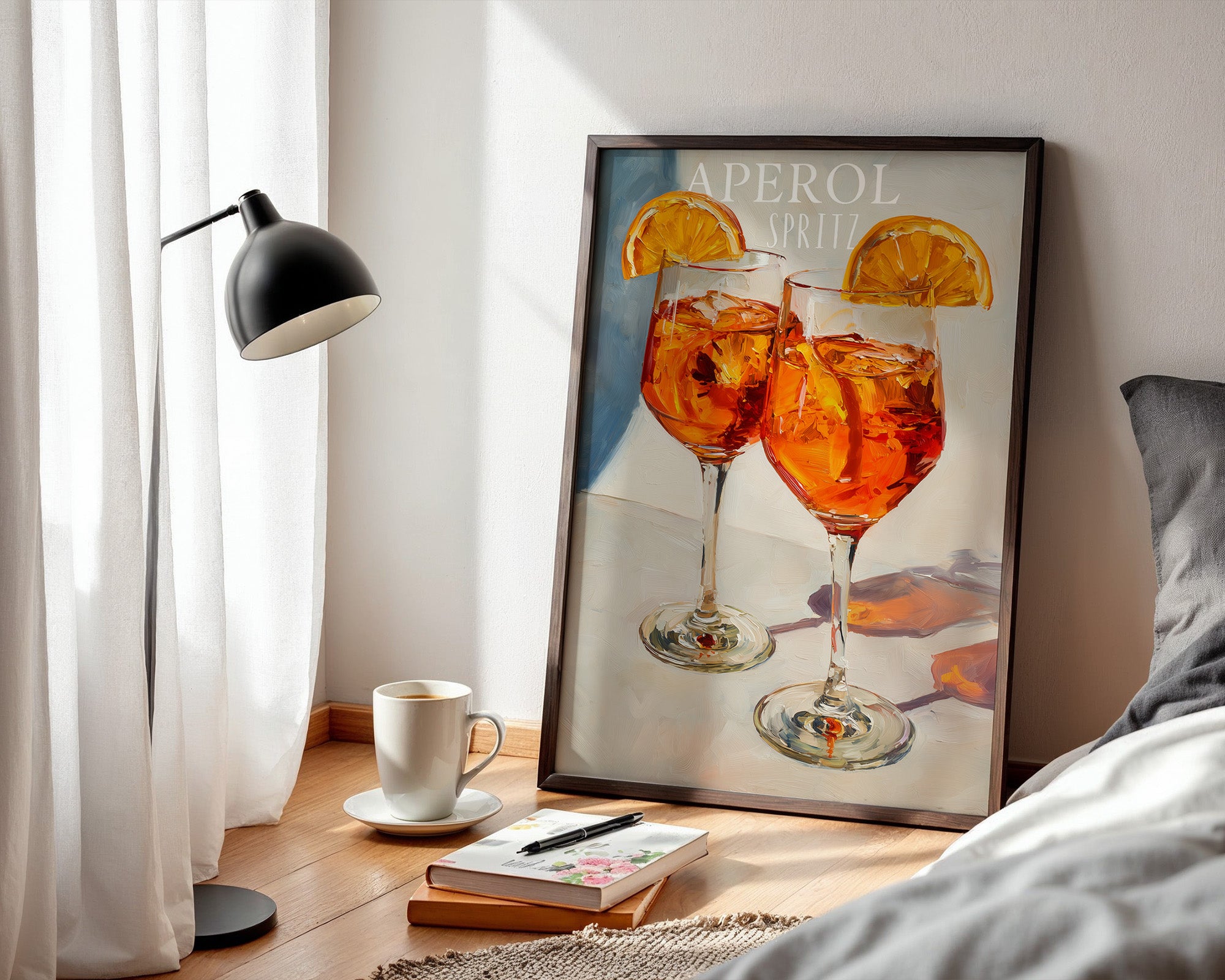 Aperol Spritz Ölmalerei
