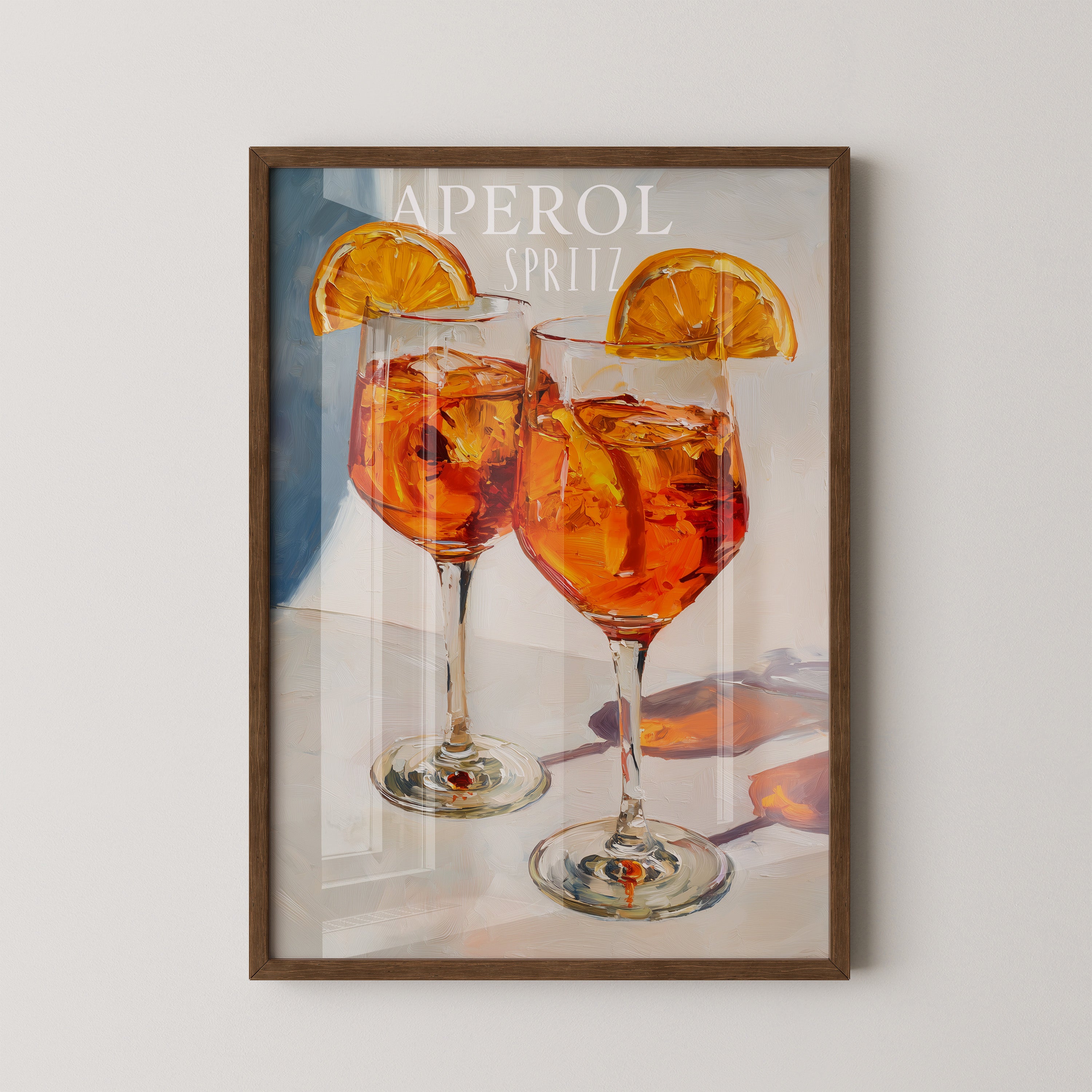Aperol Spritz Ölmalerei