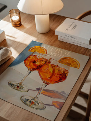 Aperol Spritz Ölmalerei