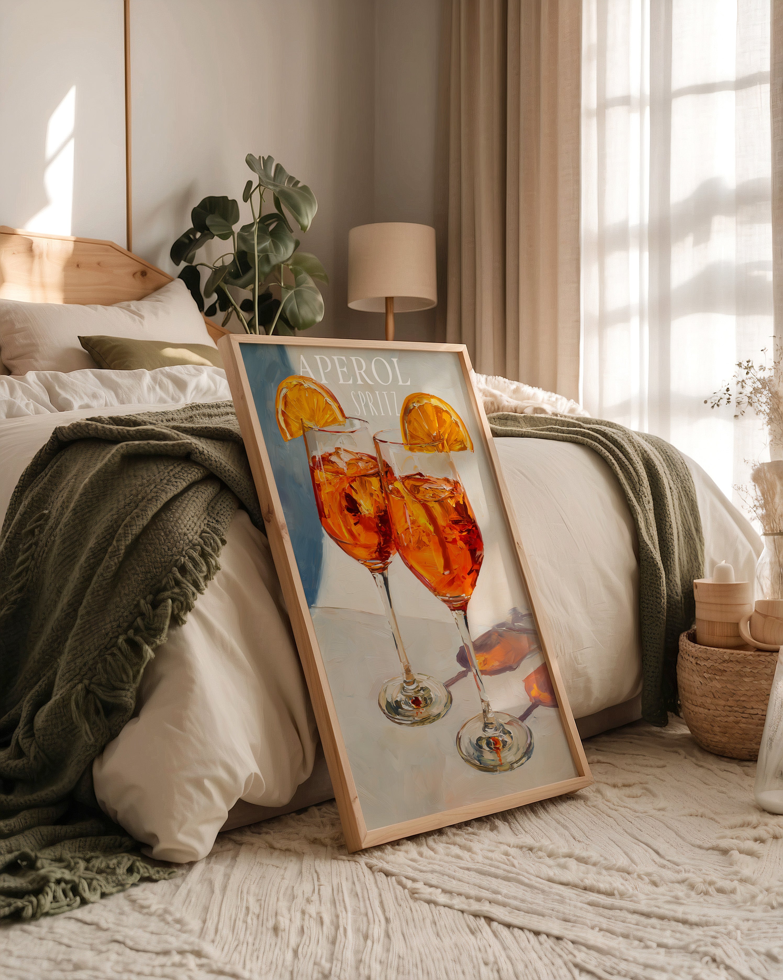 Aperol Spritz Ölmalerei