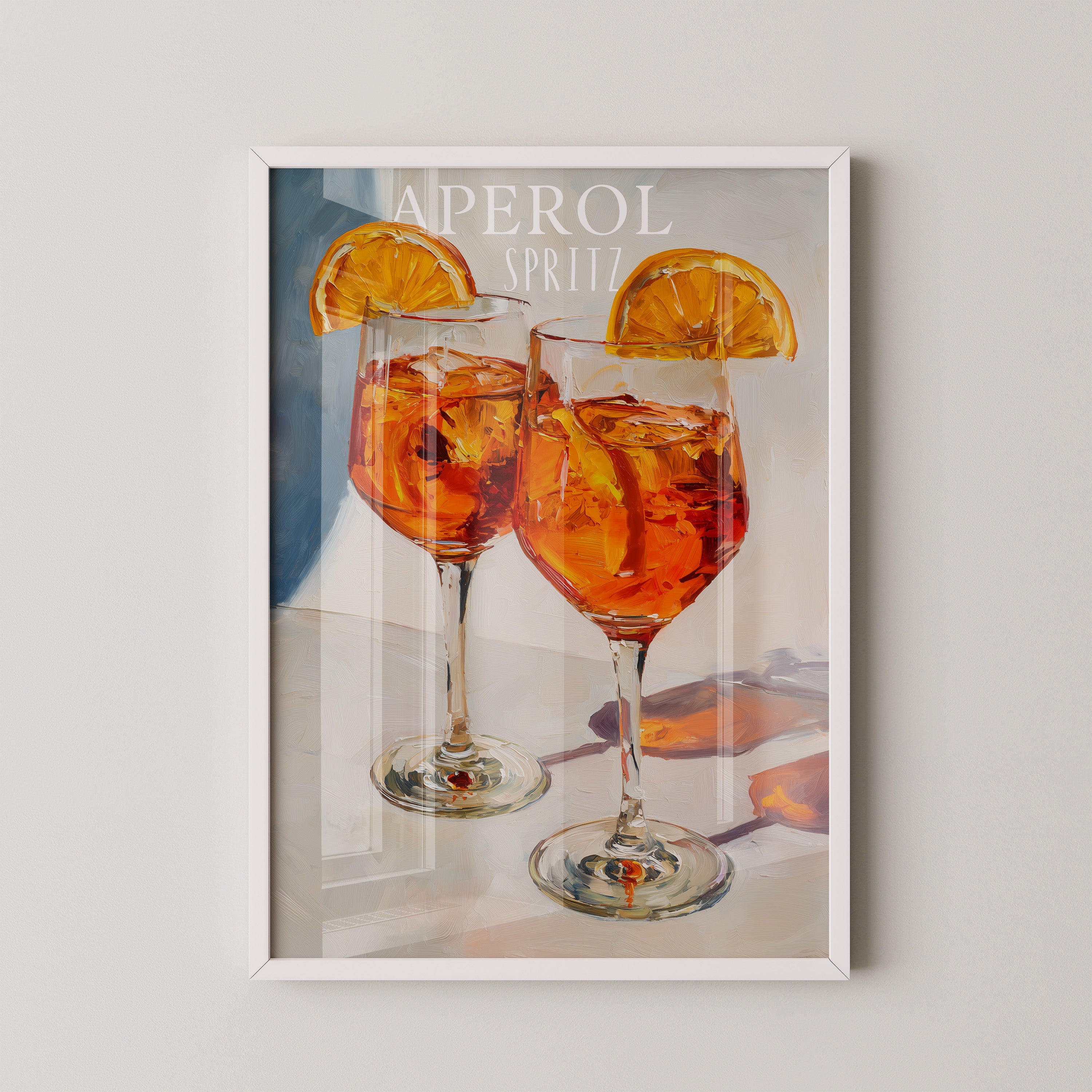 Aperol Spritz Ölmalerei