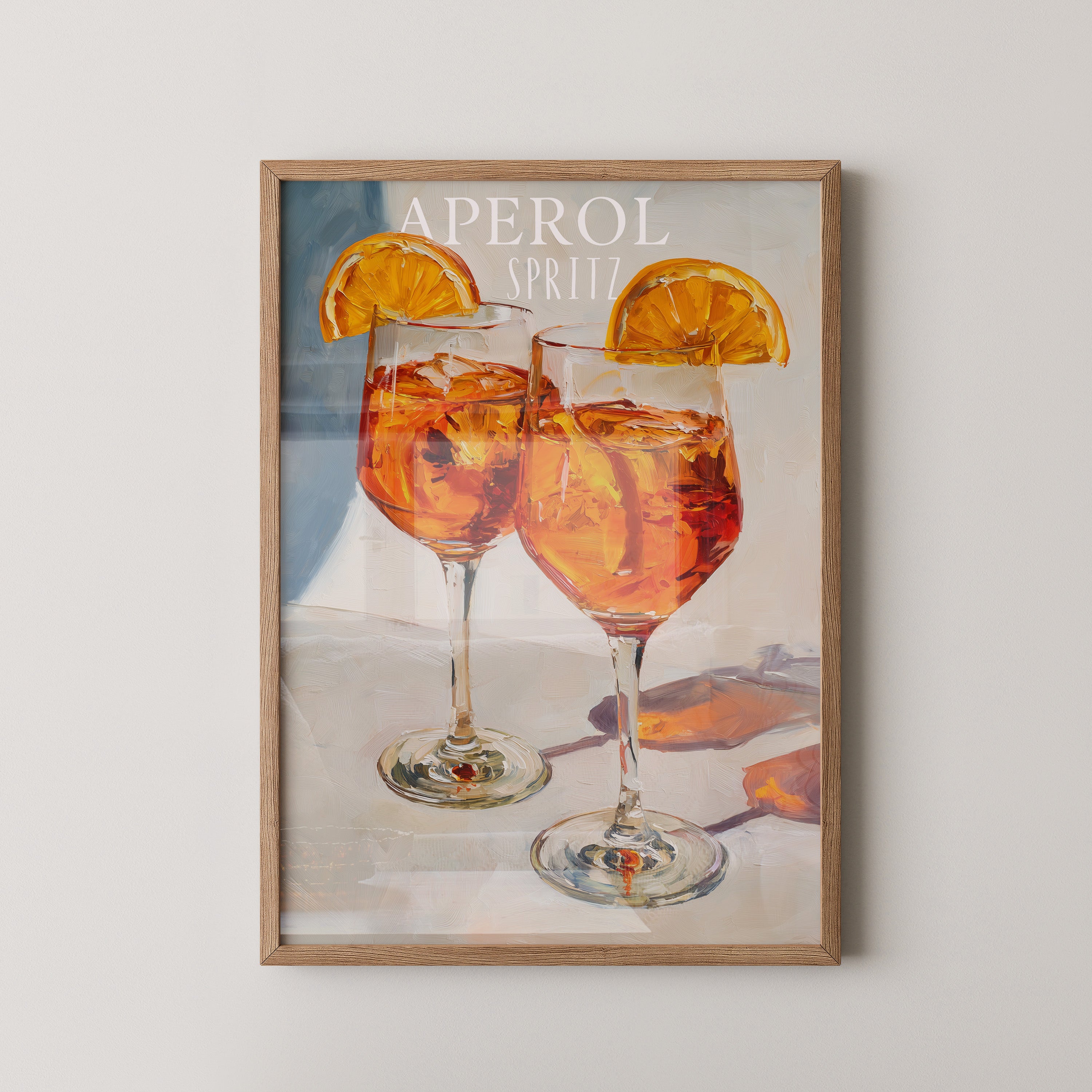 Aperol Spritz Ölmalerei