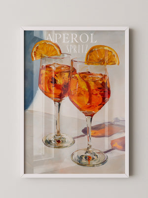 Aperol Spritz Ölmalerei