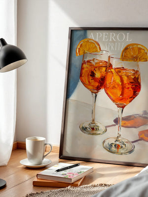 Aperol Spritz Ölmalerei