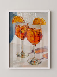 Aperol Spritz Ölmalerei