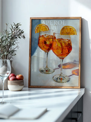 Aperol Spritz Ölmalerei