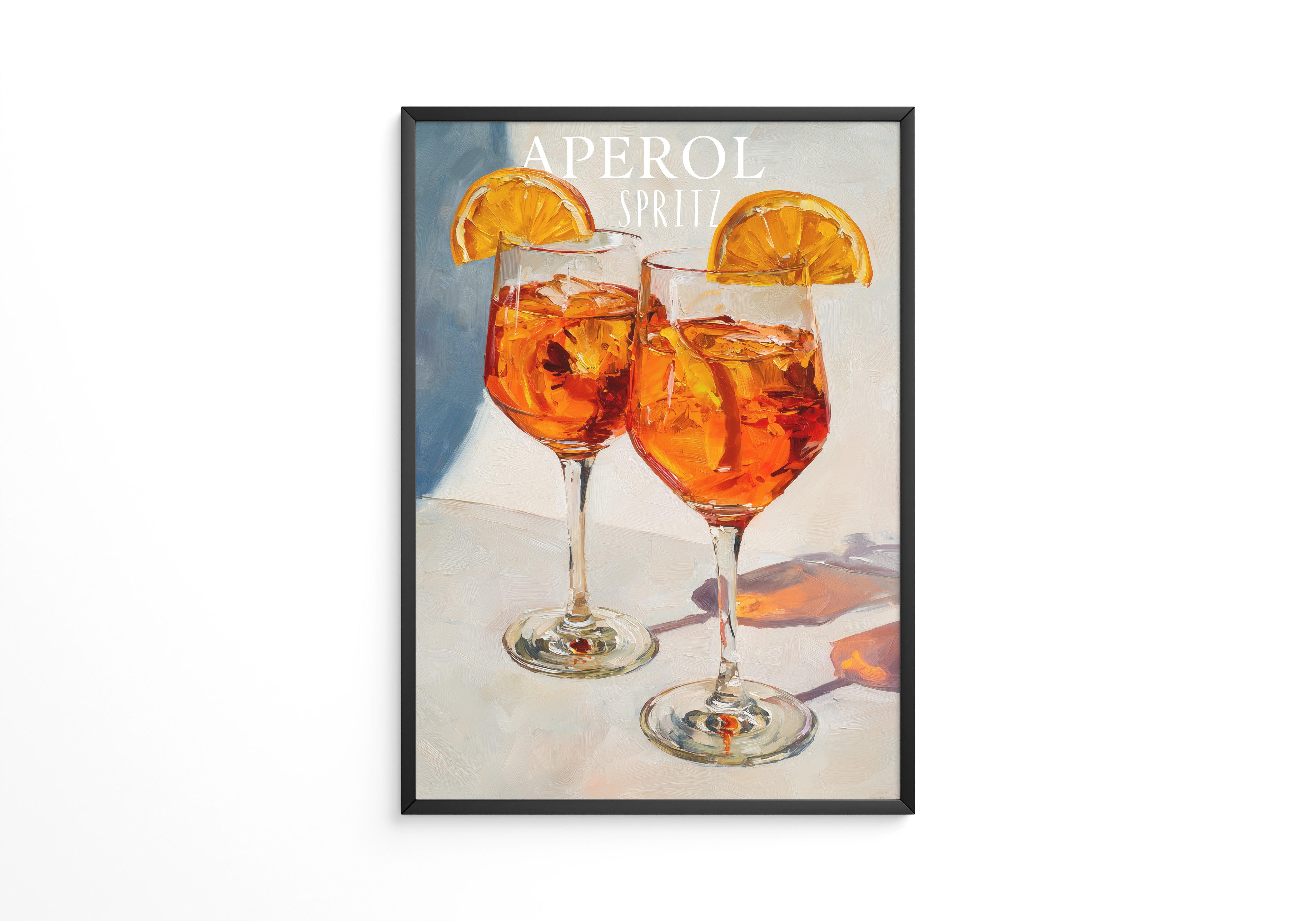 Aperol Spritz Ölmalerei