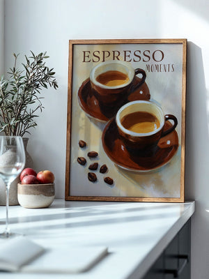 Espresso Tassen malerisch