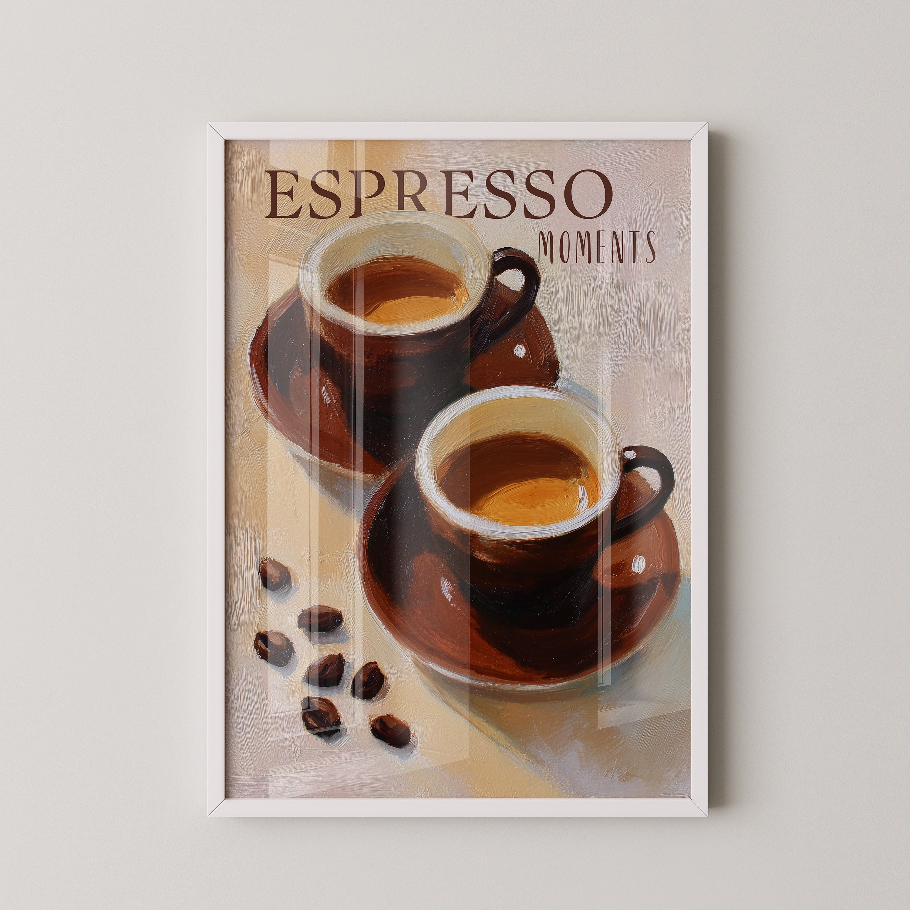 Espresso Tassen malerisch