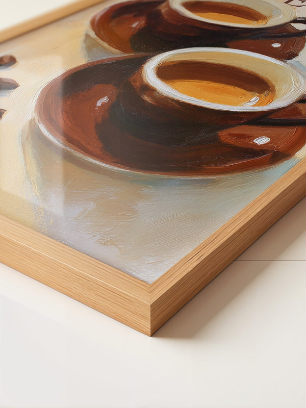Espresso Tassen malerisch