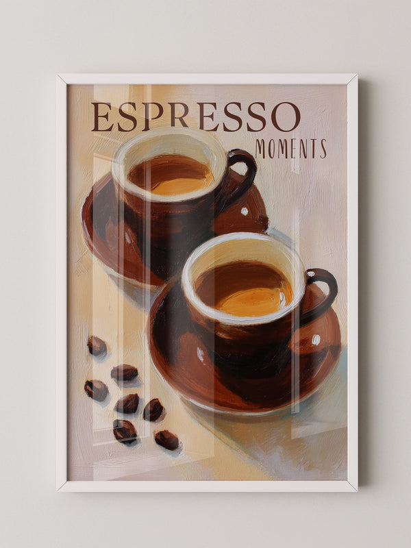 Espresso Tassen malerisch