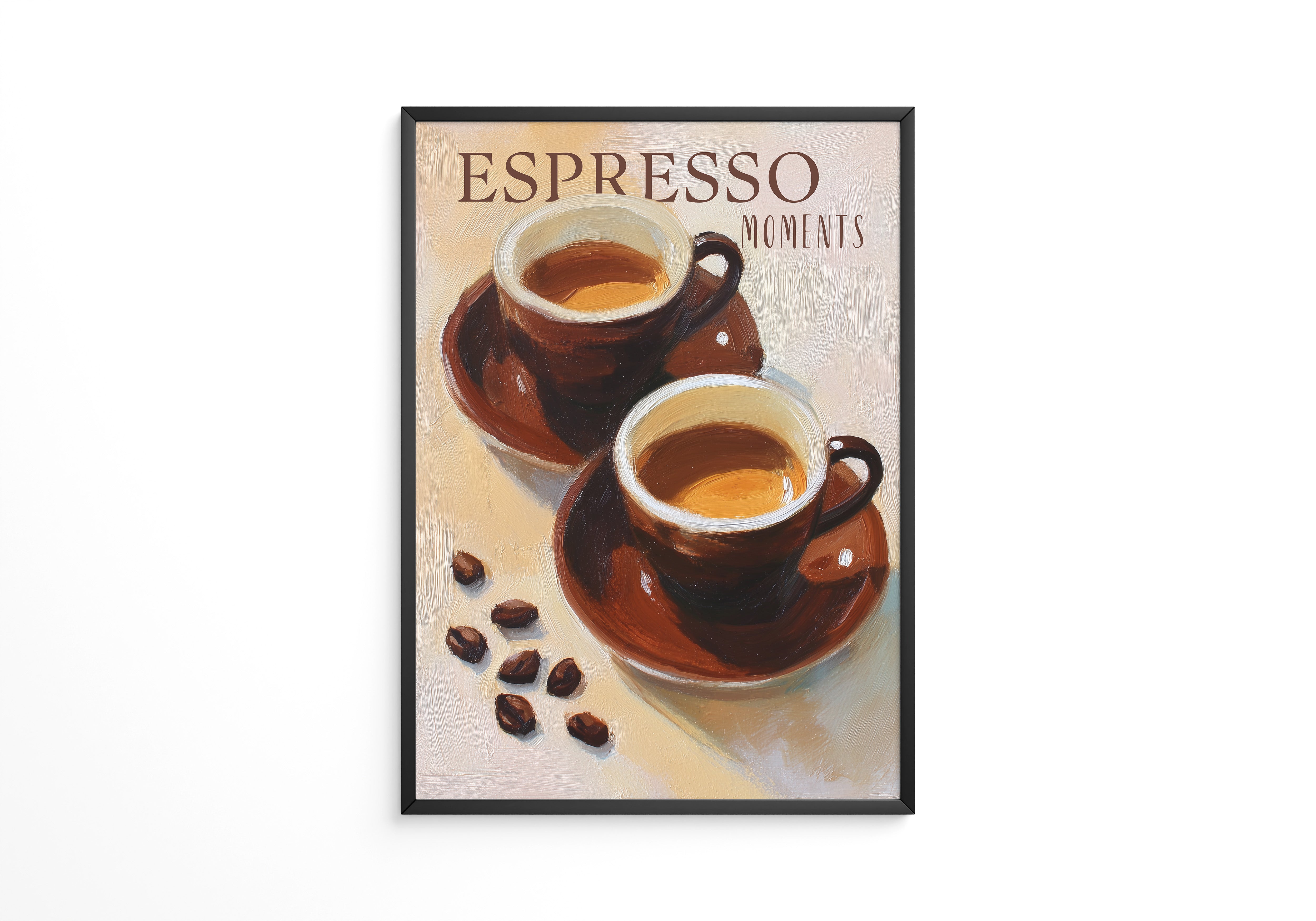 Espresso Tassen malerisch